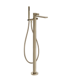 Gessi Inverso Diamantato robinet de baignoire sur pied avec inverseur et douchette 73628 + 46189
